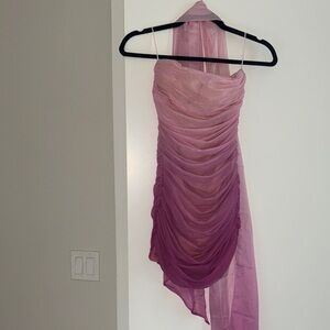 NWOT Ombre Strapless Dress